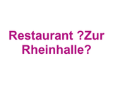 Restaurant „Zur Rheinhalle“ Logo