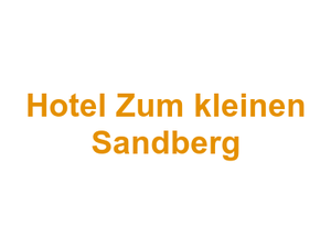 Hotel Zum kleinen Sandberg Logo