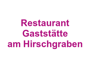 Restaurant Gaststätte am Hirschgraben Logo