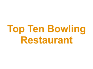 Top Ten Bowling Restaurant Logo