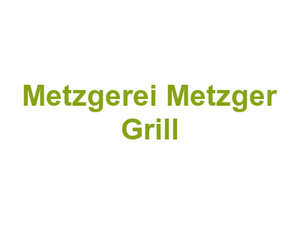 Metzgerei Metzger Grill Logo