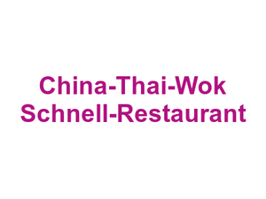 China-Thai-Wok Schnell-Restaurant Logo