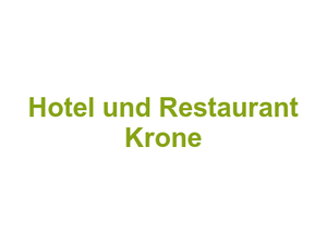 Hotel und Restaurant Krone Logo