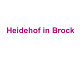 Heidehof in Brock Logo