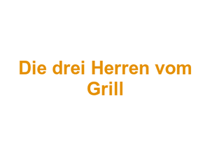 Die drei Herren vom Grill Logo