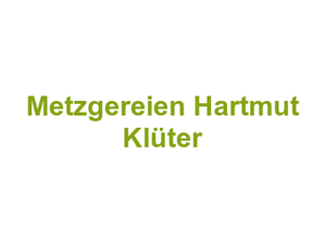Metzgereien Hartmut Klüter Logo