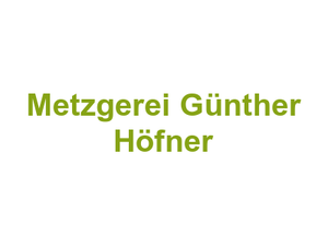 Metzgerei Günther Höfner Logo