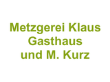 Metzgerei Klaus Gasthaus und M. Kurz Logo