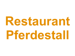 Restaurant Pferdestall Logo