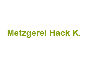 Metzgerei Hack K. Logo