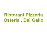 Ristorant Pizzeria Osteria , Del Gallo Logo
