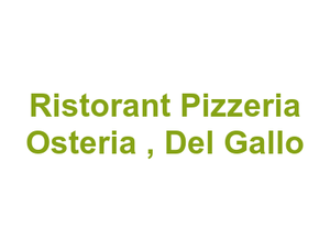 Ristorant Pizzeria Osteria , Del Gallo Logo