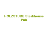 HOLZSTUBE Steakhouse Pub Logo