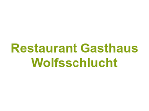 Restaurant Gasthaus Wolfsschlucht Logo