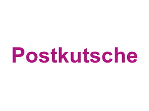 Postkutsche Logo