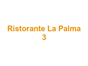 Ristorante La Palma 3 Logo