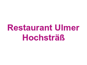 Margit Friedrich Sportgaststätte Restaurant Ulmer Hochsträß Logo