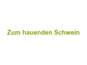 Zum hauenden Schwein Logo