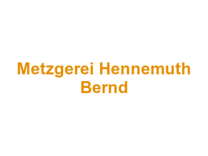 Metzgerei Hennemuth Bernd Logo