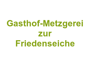 Gasthof-Metzgerei zur Friedenseiche Logo
