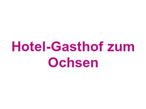 Hotel-Gasthof zum Ochsen Logo