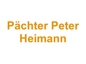 Metzgerei Paul Heimann Viehhandel u. Schlächterei Pächter Peter Heimann Logo
