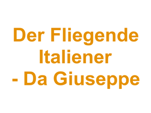 Der Fliegende Italiener - Da Giuseppe Logo