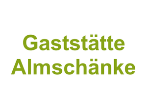Gaststätte Almschänke Logo