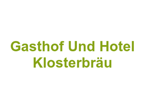 Gasthof Und Hotel Klosterbräu Logo
