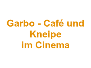 Garbo - Café und Kneipe im Cinema Logo