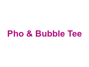 Pho & Bubble Tee Logo