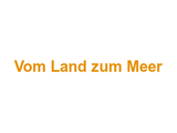 Vom Land zum Meer Logo