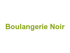 Boulangerie Noir Logo