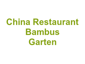 China Restaurant Bambus Garten Logo