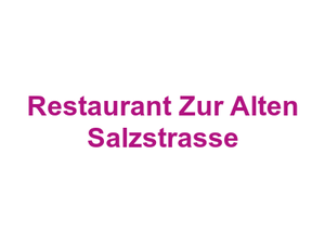 Restaurant Zur Alten Salzstrasse Logo