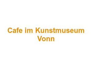 Cafe im Kunstmuseum Vonn Logo