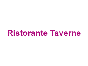 Ristorante Taverne Logo