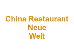 China Restaurant Neue Welt Logo