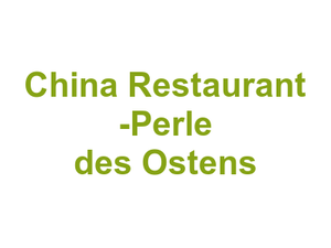 China Restaurant -Perle des Ostens Logo