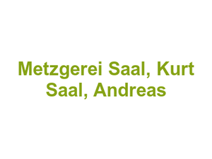 Metzgerei Saal, Kurt Saal, Andreas Logo