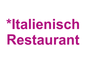 Ristorante Rossini *Italienisch Restaurant Logo