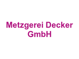 Metzgerei Decker  GmbH Logo