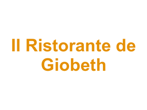 Il Ristorante de Giobeth Logo