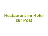 Restaurant im Hotel zur Post Logo