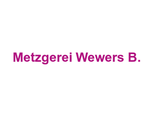 Metzgerei Wewers B. Logo