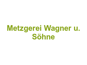 Metzgerei Wagner u. Söhne Logo