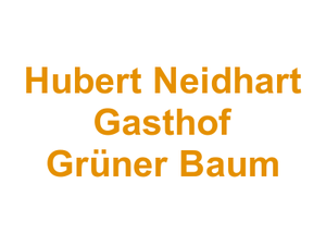 Hubert Neidhart Gasthof Grüner Baum Logo