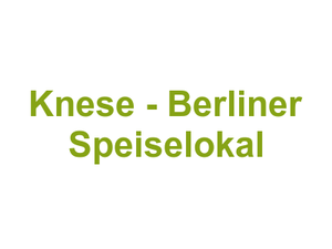 Knese - Berliner Speiselokal Logo