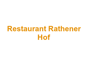 Restaurant Rathener Hof Logo
