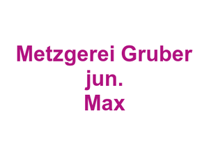 Metzgerei Gruber jun. Max Logo